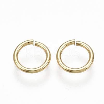 Brass Open Jump Rings KK-S348-246-1