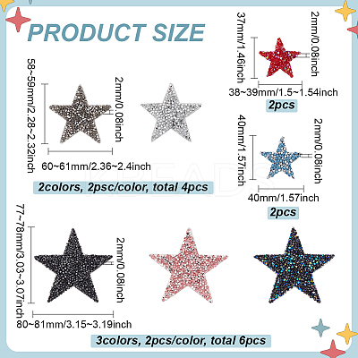1 Set Glitter Hotfix Rhinestone DIY-FG0005-64-1