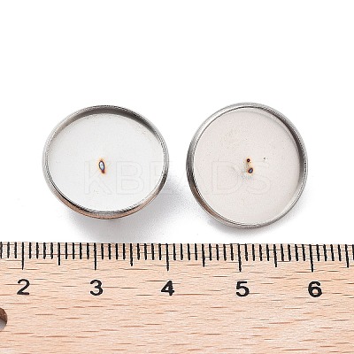 Non-Tarnish 304 Stainless Steel Brooch Base Settings FIND-D035-04B-P-1