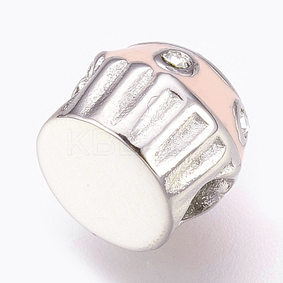304 Stainless Steel European Beads STAS-O097-57P-1