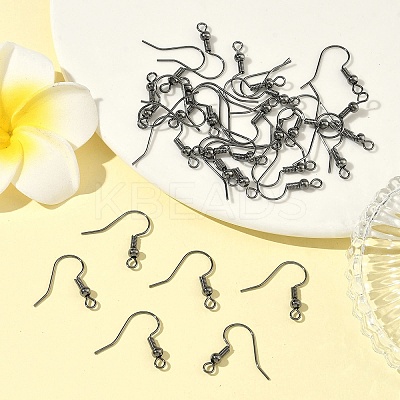 Brass Earring Hooks KK-S075-B-1
