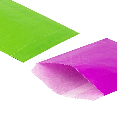 80Pcs 8 Colors Eco-Friendly Kraft Paper Bags CARB-LS0001-03-1