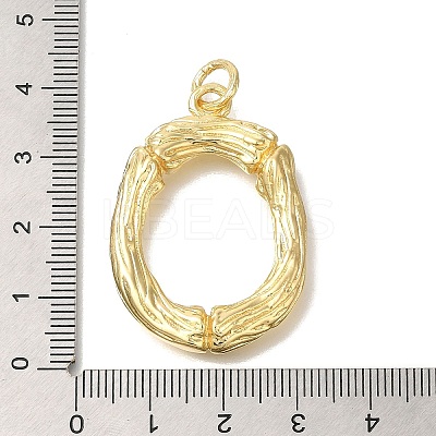 Rack Plating Brass Pendants KK-I721-01G-O-1