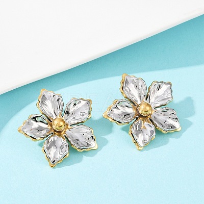 304 Stainless Steel Stud Earrings EJEW-S265-06GP-A-1