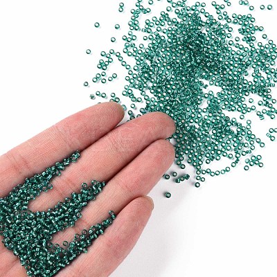 11/0 Grade A Transparent Glass Seed Beads X-SEED-Q007-F51-1