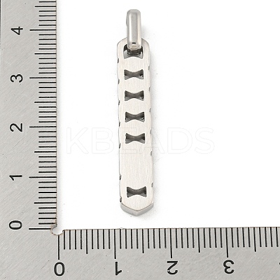 304 Stainless Steel Pendants STAS-F307-04P-1