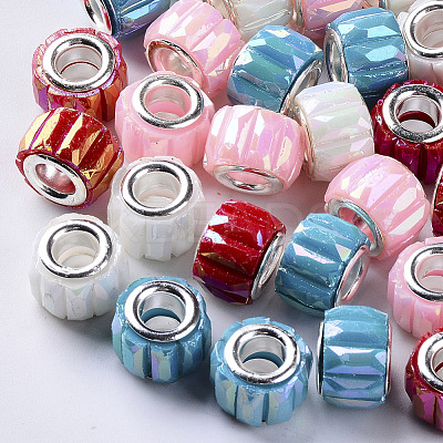 Opaque Resin European Beads RPDL-Q023-A-A-1