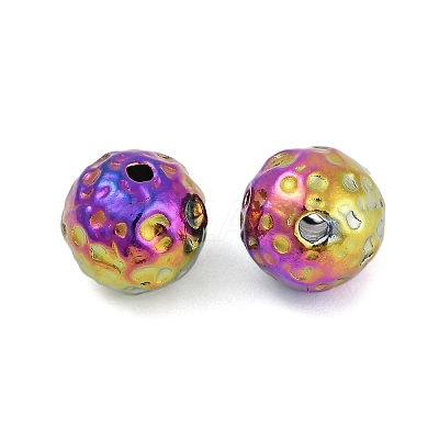 Textured 316 Surgical Stainless Steel Beads STAS-M106-01F-1