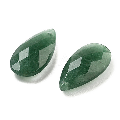 Natural Green Aventurine Pendants G-H007-08H-1