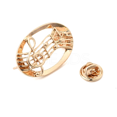 Musical Note Lapel Pin Backs JEWB-K035-02A-KCG-1