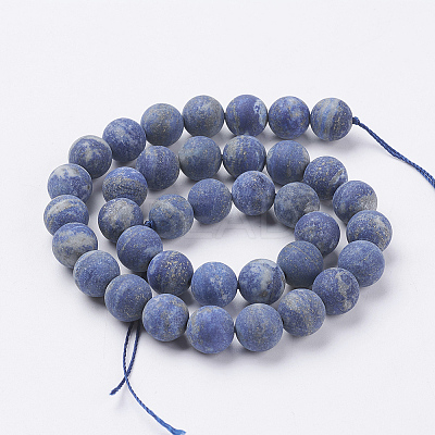 Natural Lapis Lazuli Beads Strands LS-G-J376-52-10mm-1