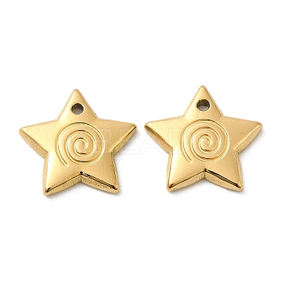 Ion Plating(IP) 316L Surgical Stainless Steel Charms STAS-F302-26G-1