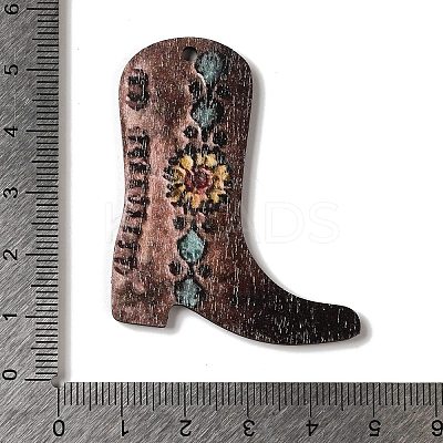 Printed Wood Pendants FIND-K017-03F-1