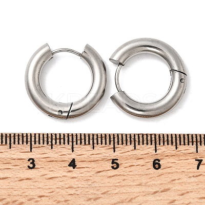 316F Stainless Steel Hoop Earrings EJEW-D341-01E-P-1