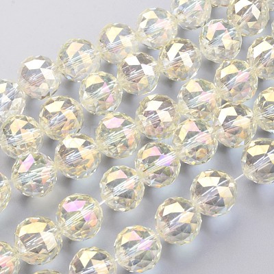 Electroplate Glass Bead Strands EGLA-J140-FR02-16mm-1