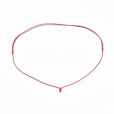 Adjustable Korean Waxed Polyester Cord Necklace Making AJEW-JB00493-04-1