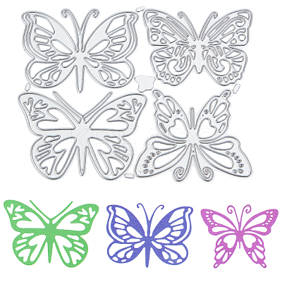 Butterfly High-Carbon Steel Cutting Dies Stencils DIY-WH20048-004A-1