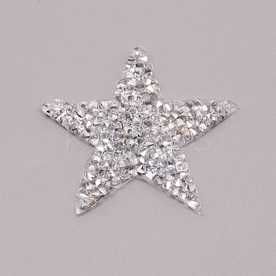 Star Glitter Hotfix Rhinestone DIY-WH0301-92A-02-1