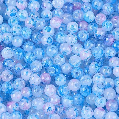 Baking Paint Glass Beads DGLA-T005-01A-05-1