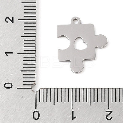 Non-Tarnish Manual Polishing 201 Stainless Steel Pendants STAS-M058-04P-1