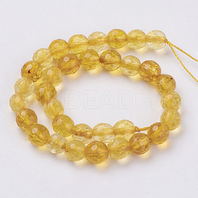 Natural Quartz Crystal Beads Strands X-G-G099-F4mm-19-1