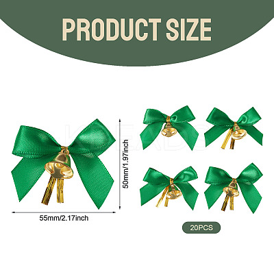 20Pcs Polyester Bowknot AJEW-TADJ0001-13B-1