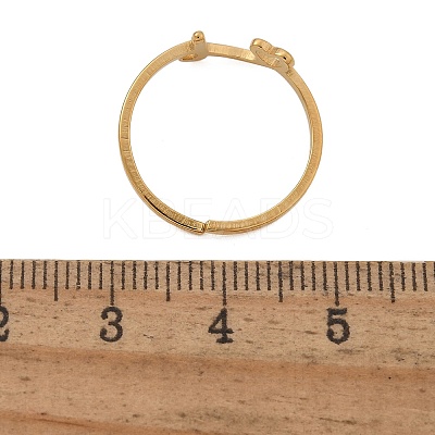 304 Stainless Steel Cuff Rings for Women RJEW-D285-01G-I-1