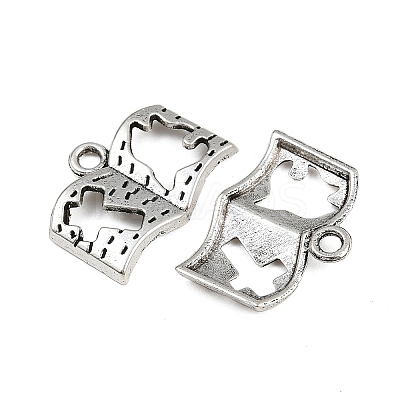 Tibetan Style Alloy Pendants TIBE-B003-09AS-1