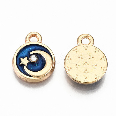 Alloy Enamel Charms ENAM-S126-008-RS-1