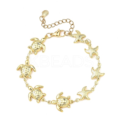 304 Stainless Steel Link Chain Bracelets for Women BJEW-JB13630-1