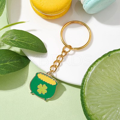 Alloy Enamel Pendant Keychain KEYC-JKC00622-03-1