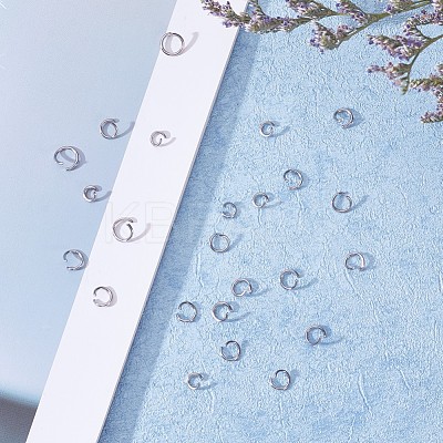 Tarnish Resistant Mixed 304 Stainless Steel Jump Rings STAS-X0014-B-1