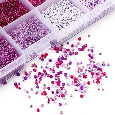 12000Pcs 15 Style 12/0 Glass Round Seed Beads SEED-YW0001-40A-1