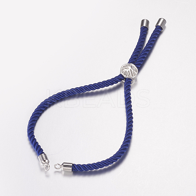 Nylon Twisted Cord Bracelet Making MAK-F019-03P-1