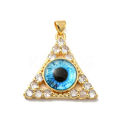 Real 18K Gold Plated Brass Pendants KK-L209-007G-02-1