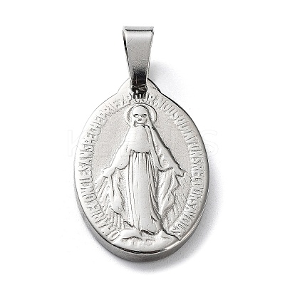 Non-Tarnish 304 Stainless Steel Pendants STAS-F223-43P-1