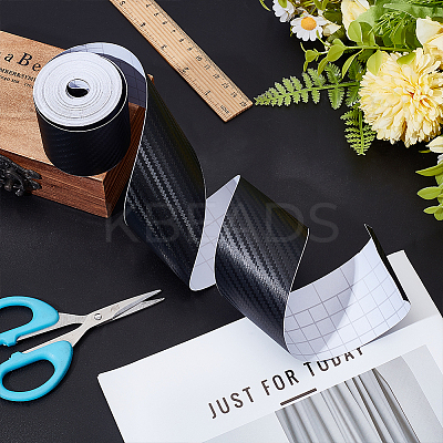 10M PVC Car Auto Fibre Sticker Vinyl Wrapping Film DIY-WH0128-48A-1