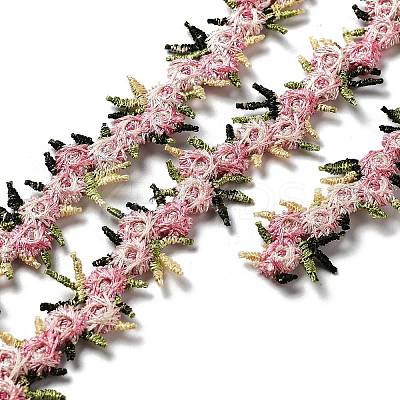 0.7M Flower Polyester Embroidery Lace Ribbon OCOR-XCP0002-21-1
