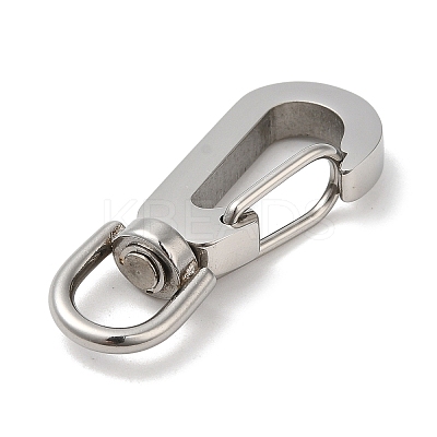 Non-Tarnish 304 Stainless Steel Swivel Clasps STAS-G321-01P-1