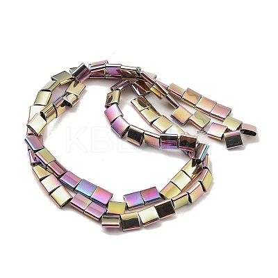 Electroplated Non-magnetic Synthetic Hematite Beads Strands G-G089-B02-13-1