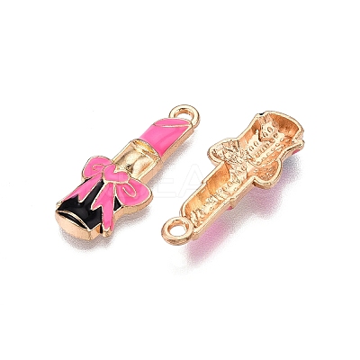Rack Plating Alloy Enamel Pendants ENAM-N056-425A-1