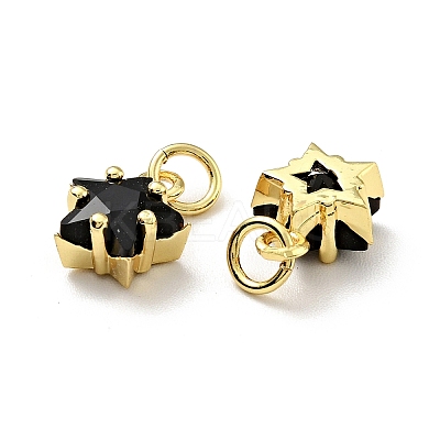 Eco-friendly Brass Micro Pave Cubic Zirconia Pendants LS-KK-D080-44G-03-1