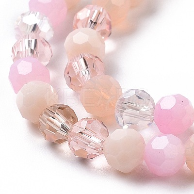 Glass Beads Strands X-GLAA-E036-09E-1