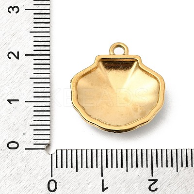 304 Stainless Steel Enamel Pendants STAS-P431-35A-G-1
