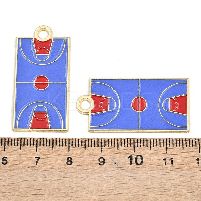 Alloy Enamel Pendants FIND-I065-01G-G-1