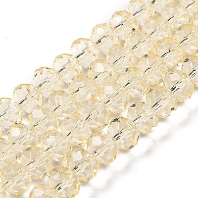 Transparent Baking Paint Glass Beads X1-DGLA-A034-T8mm-D02-1