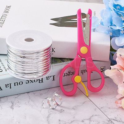 Plastic Wire Twist Ties AJEW-TA0017-18C-1