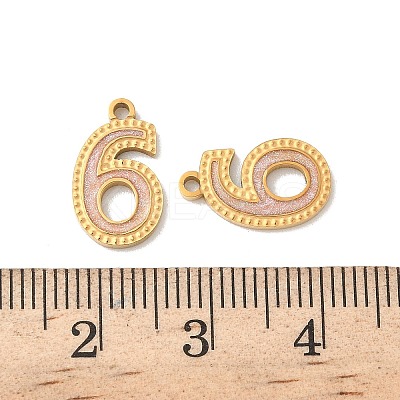 304 Stainless Steel Enamel Pendants STAS-I351-20G-6-1
