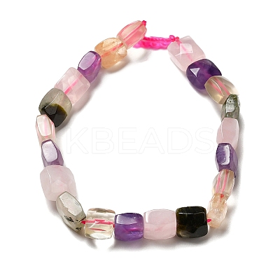 Natural Mixed Quartz Beads Strands G-G980-05-1