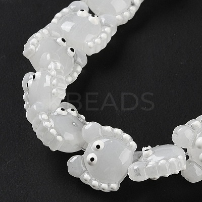 Transparent Glass Beads Strands LAMP-L078-010I-1